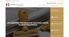 Desktop Screenshot of headenlaw.com