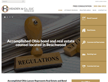 Tablet Screenshot of headenlaw.com